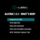 Alatrac 1.5.1 Mobile Release - New Features